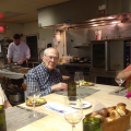 Ed at Talulas Table in the kitchen